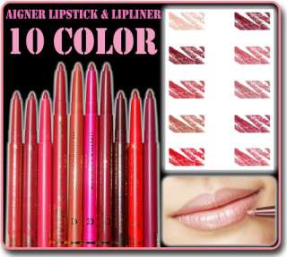 10 Colours Aigner Lip Pencils Lipsticks Lipglosses  