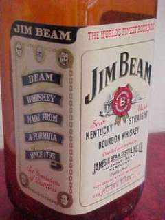 Jim Beam Display Bottle 40oz Mint& 1953 Cocktail Shaker  