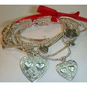 Good Charma Love Heart Bracelet   6 Strand