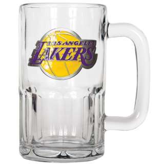 Los Angeles Lakers NBA 20oz Glass Root Beer Tankard Mug  