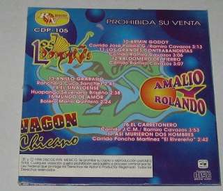 LOS ALEGRES DE TERAN ROSENDO CANTU  DONNEÑOS   promo CD  