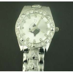    BABY PHAT SILVER WHITE FACE BLUE LOGO HIPHOP WATCH 