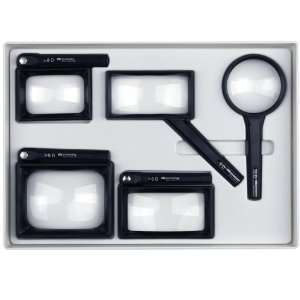  Display Box Kit 4 Rectangular and 1 Sempral Magnifier 