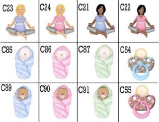 15 BABY SHOWER MAGNETS FAVORS PERSONALIZED  