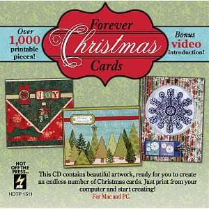  Hot Off The Press   Forever Christmas Cards CD Arts, Crafts & Sewing