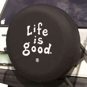  Life is good Tire Cover 28 (Black)