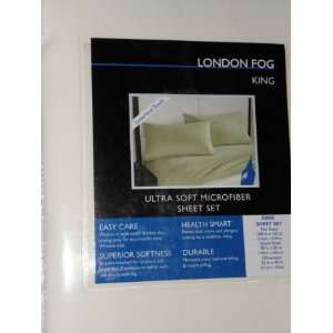  London Fog Ultra Soft Microfiber King Sheet Set, color 