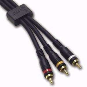   Cable. 25FT COMPOSITE A/V CABLE 3 RCA M/M VELOCITY A/V. RCA Male   RCA