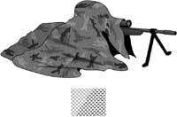 Full Body Hunting Outdoor Sniper Veil Cover Snow Camo  