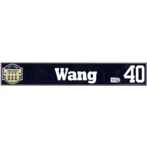Chien Ming Wang #40 2008 Yankees Game Used Locker Room Nameplate (MLB 