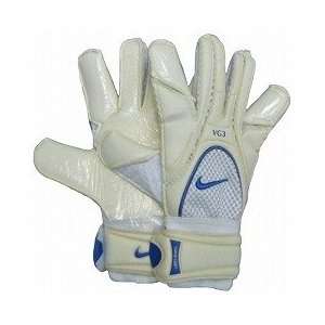  Nike Mercurial Vapor Grip3 Goalkeeping Glove   White/Blue 