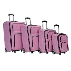  Fox Luggage F40 Pink 4Pc Eva Luggage Set Rockland Sports 
