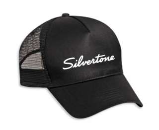 Silvertone Guitar or Amp Ball Caps with Raised Logo  