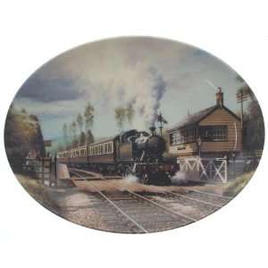  Wedgwood Railway Memories train plate Gara Bridge Crossing 