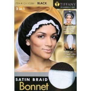  Tiffany Satin Braid Bonnet   2 in 1 