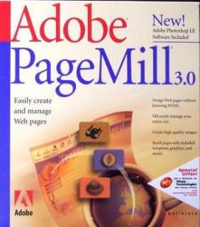 PageMill 3.0 MAC CD website html management & sync tool  