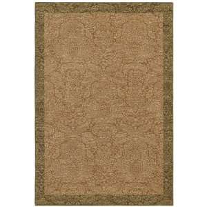 Tommy Bahama seaspray damask gold Rectangle 3.60 x 5.00 Area Rug