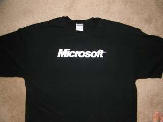 MICROSOFT T SHIRT windows 7 exchange xp server 2008  