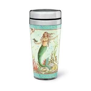  Nautical Ocean Mermaid Travel Insulated Tea Coffee Mug 
