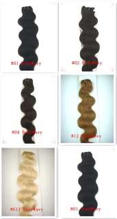 More colored 207pcs HUMAN HAIR CLIP IN EXTENSION 80g  