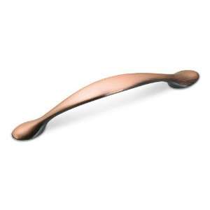 Urban expression   3 3/4 centers contoured bow pull in antique copper