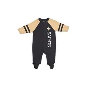  New Orleans Saints Football Baby Infant One Piece Footsie 