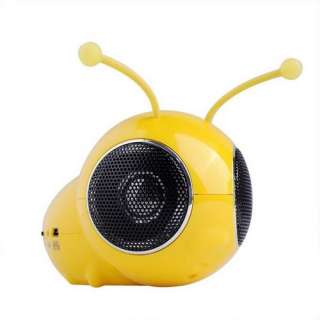Mini Bee Style Stereo Speaker With  FM Support TF Card  