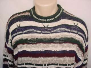Geoffrey Beene Mens Crewneck Sweater Sweatshirt Bill Cosby style 