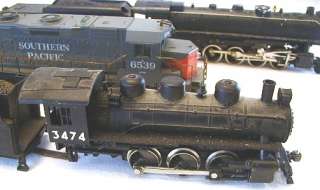   HO scale electric model train locomotives, two with coal tenders