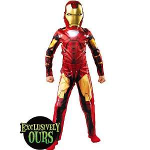  Boys Mark VI Iron Man Costume   Medium Toys & Games