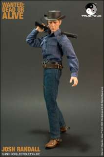 JOSH RANDALL   WANTED DEAD OR ALIVE 12 INCH COLLECTIBLE FIGURE