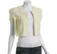 alexander wang butter crepe cropped puff sleeve jacket