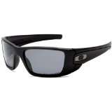 Oakley Fuel Cell Polarized Sunglasses,Matte Black Frame/Grey Lens,one 