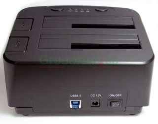 USB 3.0 SATA HDD DOCKING STATION ONE TOUCH BACKUP CLONE  