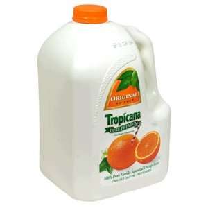 Tropicana Pure Premium Orange Juice, No Pulp, Original, 128 oz 