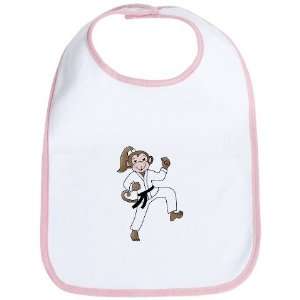  Monkey Kicker Girl Bib Baby