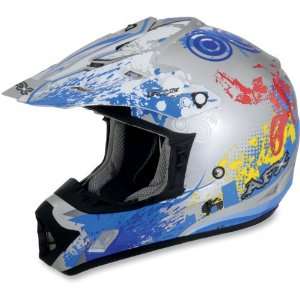  AFX FX 17Y Youth Kids Motocross MX Helmet Stunt Blue Automotive