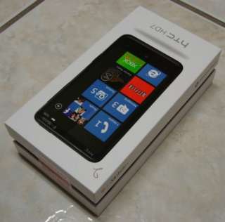 NEW T Mobile 16GB 720P Windows 7 Smart Phone HTC HD7 BLACK NEW  