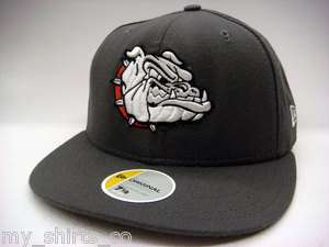 Gonzaga Bullsdogs Gray White Red New Era fitted Hat  