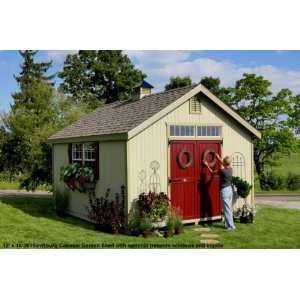   Williamsburg Colonial Garden Shed Panelized Kit Patio, Lawn & Garden