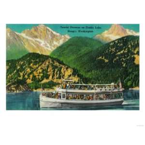  Tourist Steamer on Diablo lake, Skagit, WA   Skagit, WA 