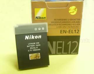 Nikon EN EL12 Battery For Coolpix S610 S620 S630 S710  