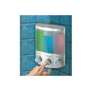  Aviva Trio Dispenser for Shampoo, Conditioner, Soap or 