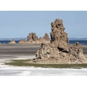  Desolate Landscape of Lac Abbe, Dotted with Limestone 