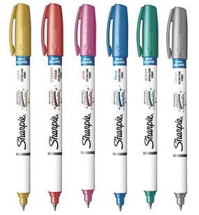 Sharpie Metallic Paint Marker Pen Extra Fine Point 1 Each  