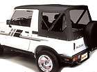 1986 1994 Suzuki Samurai Replacement Soft Top (black w/ clear windows)