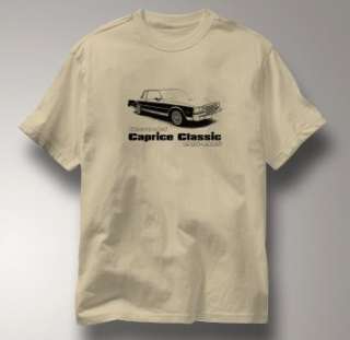Chevy Caprice 1981 1985 Classic TAN Chevrole T Shirt XL  