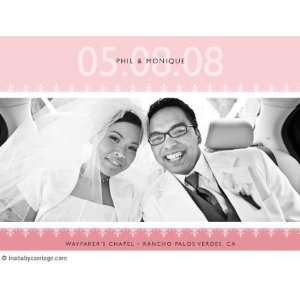  Compassion Just Married Announcement Photocard 5x7 