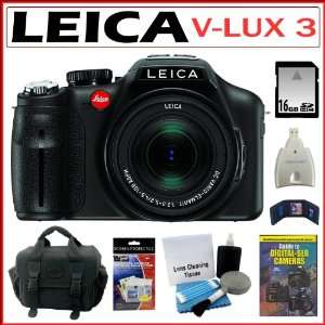  Leica V LUX 3 12.1MP Digital Camera with 24x Super 