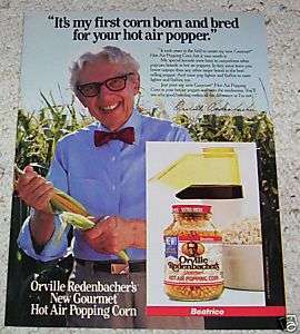 86 Orville Redenbachers popping corn Beatrice food AD  